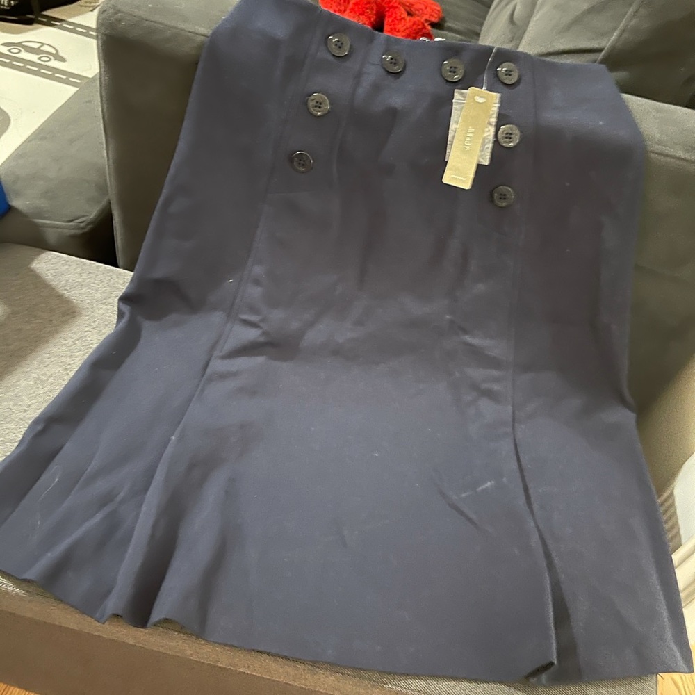 J crew pointe a line sailor skirt